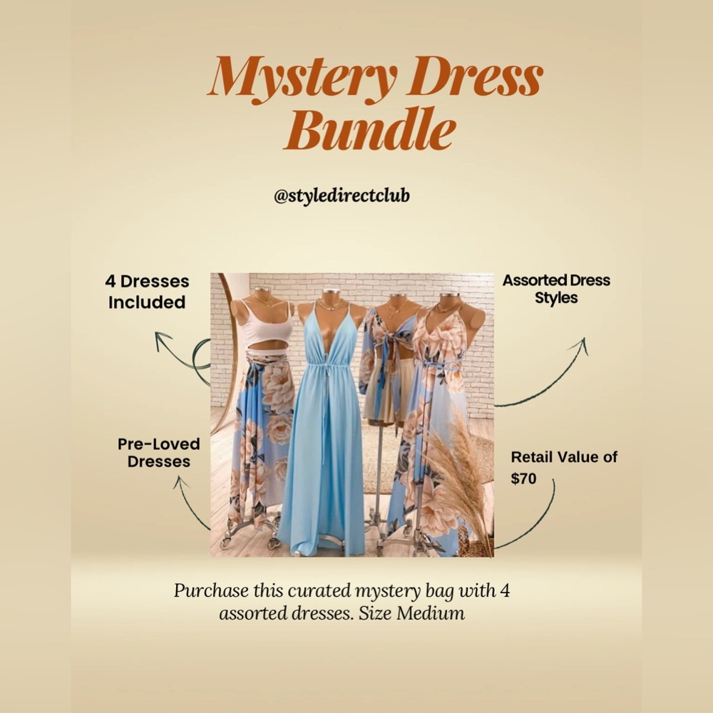 Mystery Dress Bundle (4 Dresses) Valued at $70